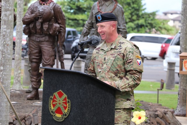 Command Sgt. Maj. Derek G. Wise assumed responsibility of U.S. Army Garrison Hawaii, July 20, 2022. 