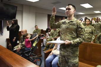 Fort Leonard Wood congratulates its 13 newest U.S. citizens at naturalization ceremony