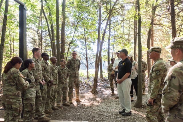 U.S. Representative Brett Guthrie visits Fort Knox July 22