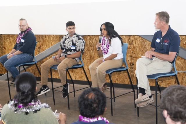 Lightning Labs Co-Director 1LT Mahdi Al-Husseini served on a UH Manoa panel addressing obstacles to innovation