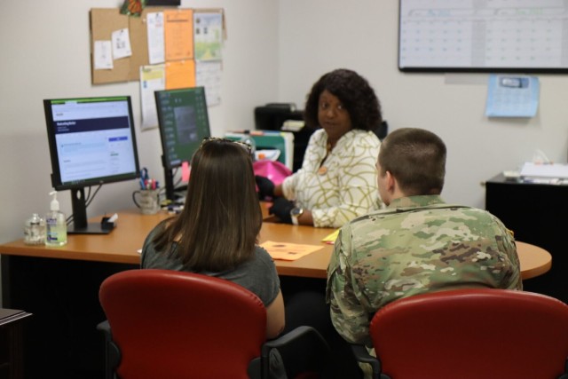 Fort Campbell Spouse Employment Center staff assist with job needs during PCS