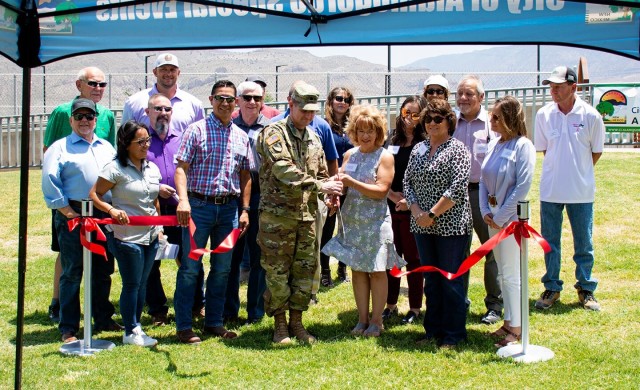 Albuquerque District joins City of Alamogordo for ribbon-cutting on McKinley Channel Flood Project