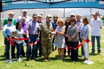 USACE-Albuquerque District joins City of Alamogordo, N.M., for ribbon-cutting on McKinley Channel Flood Project