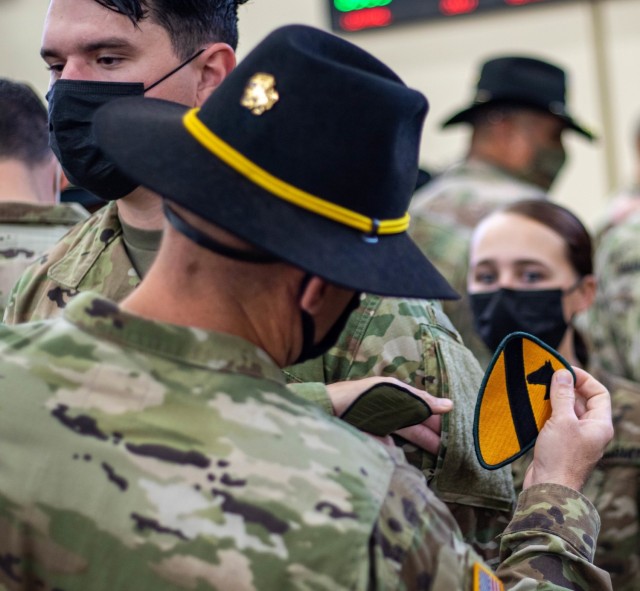 1st CAV Division Pegasus Troop Patching ceremony