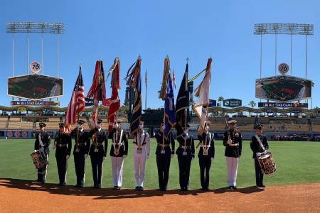 Major League Baseball observes Armed Forces Day