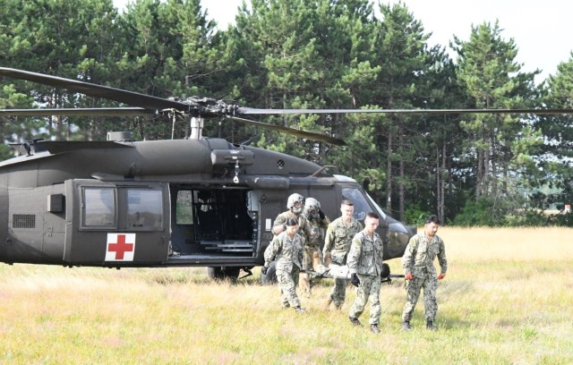 Navy Reservists practice tactical field care, medical skills during annual Operation Commanding Force at Fort Drum
