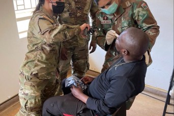New York National Guard Helps Provide Medical Care in South Africa