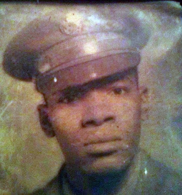 A family photo of Sgt. Brian Yeldell&#39;s great-uncle Wesley McClain (rank unknown), a U.S. Army Soldier who served in the Korean War. Yeldell&#39;s family still possesses letters written by McClain from his time in Korea.