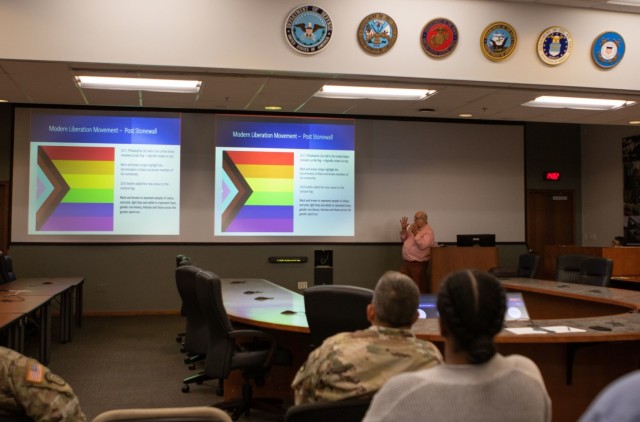 Dr. Bruce LeBlanc shares a timeline of LGBTQ+ acceptance in the Armed Forces