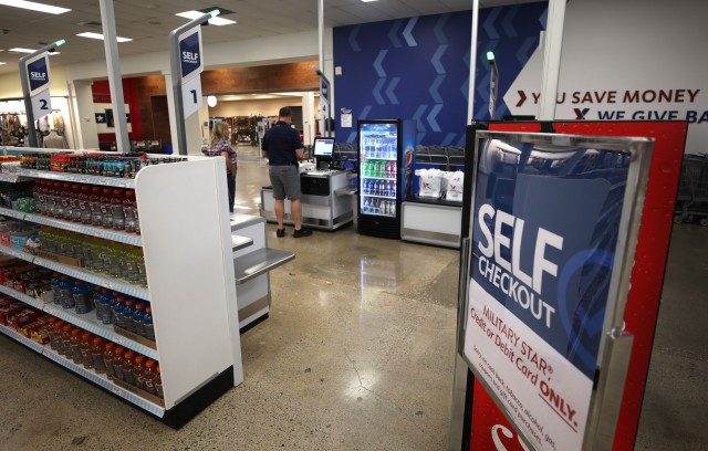 Fort Knox Main Exchange opens four self-checkout lanes for customers