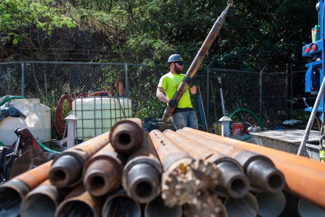NAVFAC establishes groundwater monitoring wells