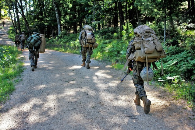 Marines, Navy Corpsmen train in casualty care field exercise at Fort McCoy