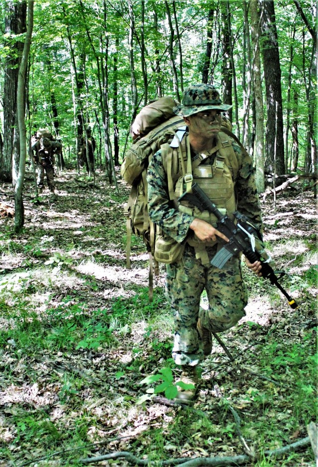 Marines, Navy Corpsmen train in casualty care field exercise at Fort McCoy