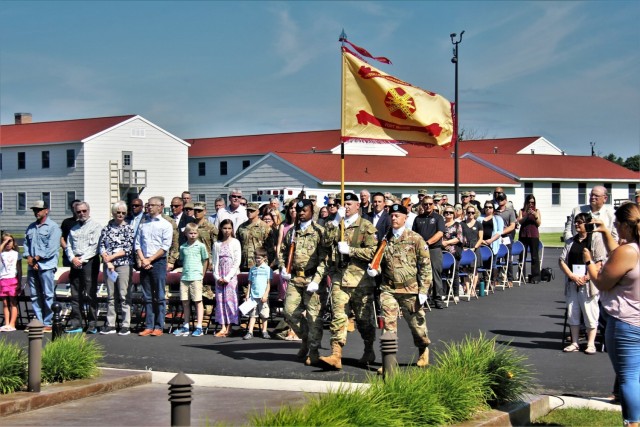 Color Guard at Fort McCoy Garrison Change of Command ceremony