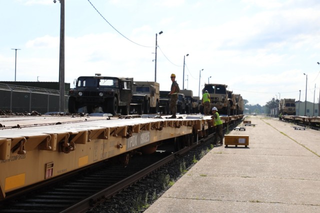 Fort McCoy supports rail movement for 107th Support Maintenance Company