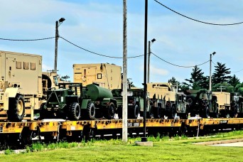 Photo Essay: Rail movement for 107th Support Maintenance Company, Part II