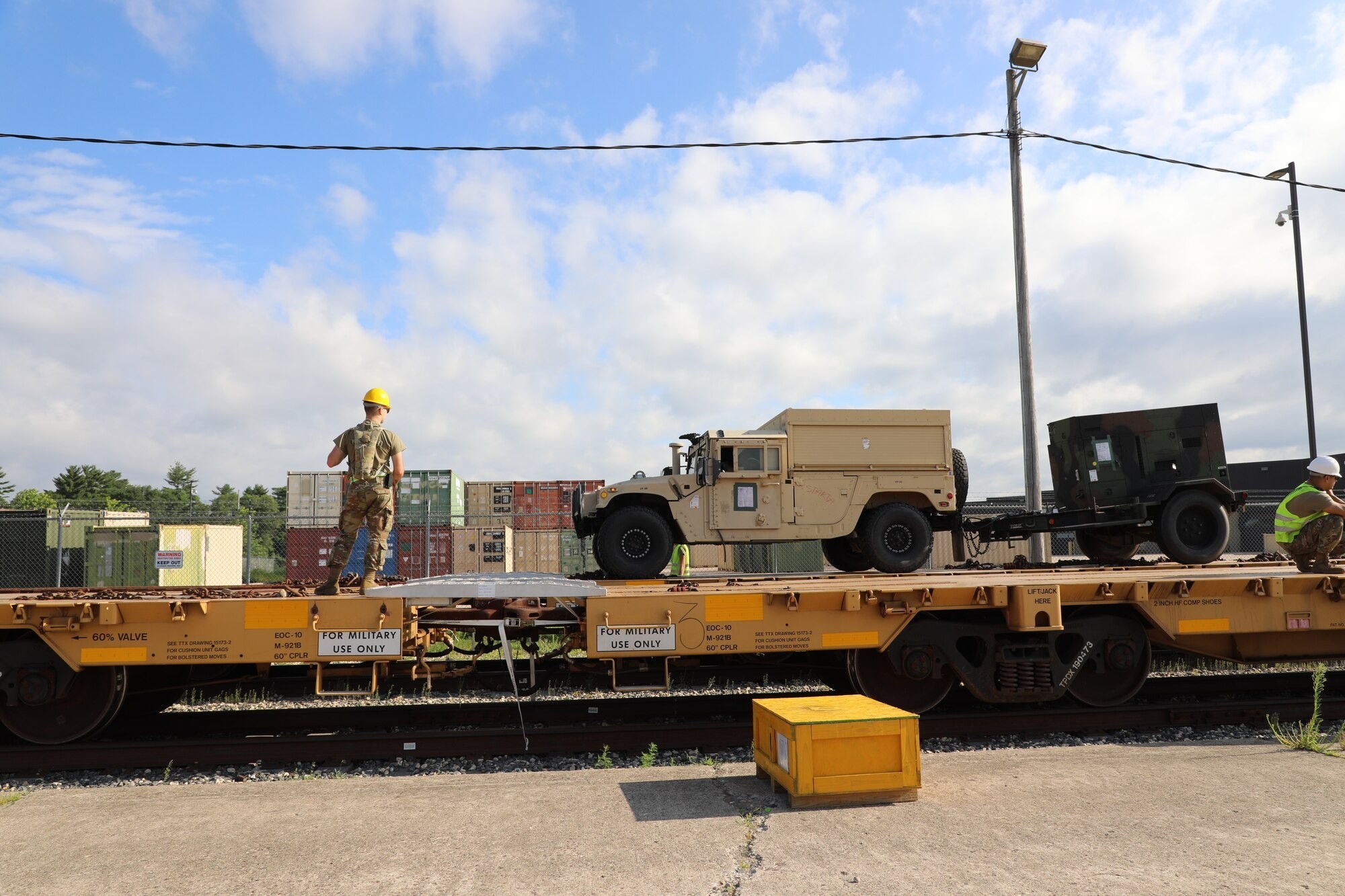 Photo Essay: Rail movement for 107th Support Maintenance Company, Part ...