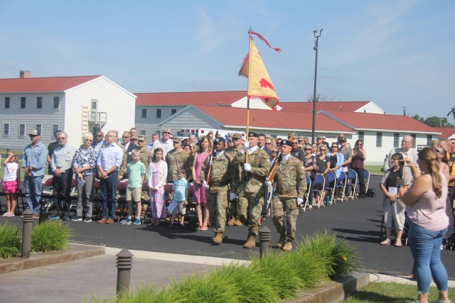 Color Guard at Fort McCoy Garrison Change of Command ceremony