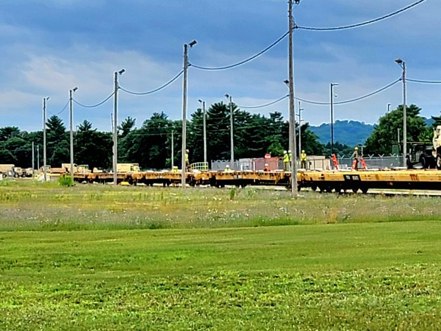 Fort McCoy supports rail movement for 107th Support Maintenance Company