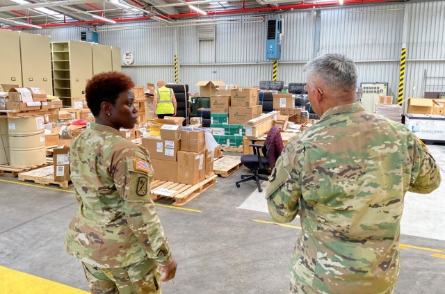 New 405th AFSB commander conducts APS-2 site visit to Netherlands, Belgium