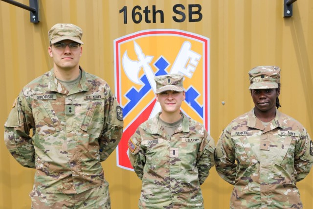 Cadets Train With 21st Theater Sustainment Command Leaders