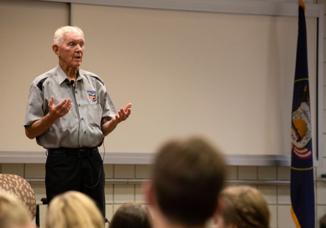 Freedom Academy delegates meet POW survivor Jay Hess