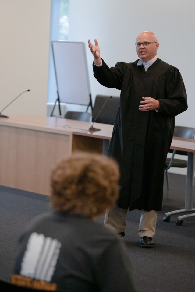 Freedom Academy delegates hear from federal judge