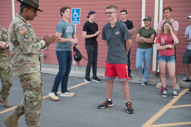 Freedom Academy delegates arrive at Camp Williams