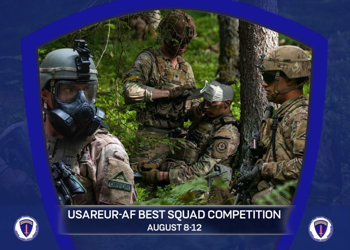 US Army Europe and Africa 2022 Best Squad Competition approaches