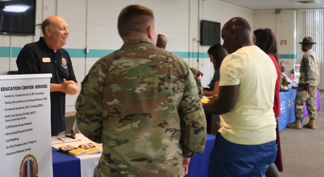 Education Fair brings opportunities to Soldiers