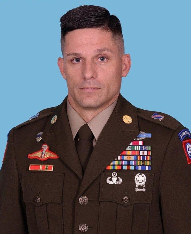 Sgt. 1st Class Christopher Zamudio, a combat arms advisor with the U.S. Army Security Assistance Command, will represent SATMO in the Army Materiel Command-level Best Warrior competition at Fort Benning, Georgia, Aug. 14-17, 2022. 