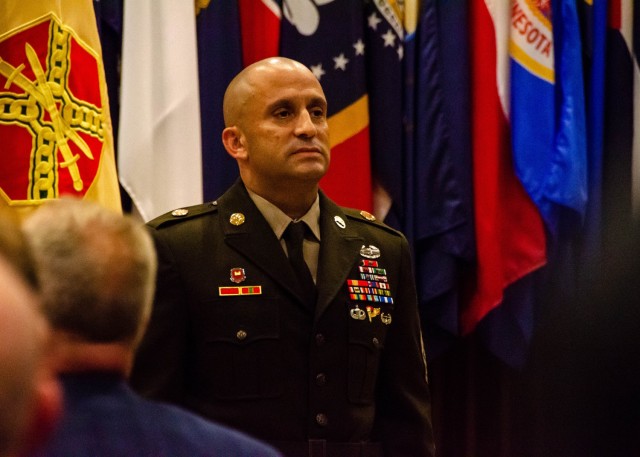 Incoming U.S. Army Garrison Fort Leonard Wood Command Sgt. Maj. Danny Castleberry most recently served as director of Training and Leader Development at the U.S. Army Engineer School here.