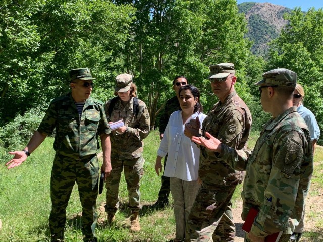 U.S. Army Central conducts key leader engagements in Tajikistan