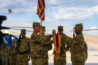 Casing of the Colors: The US Army's Iron Eagles prepare for Europe