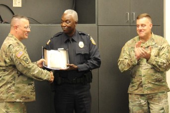 Fort Rucker police officer earns Army Safety Guardian Award