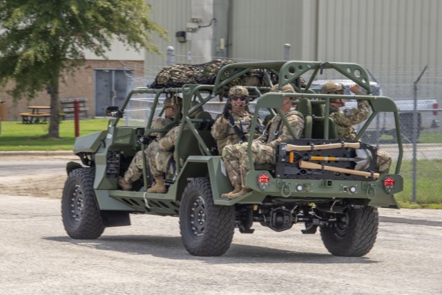 Production model Infantry Squad Vehicles airdrop tested for long-term ruggedization