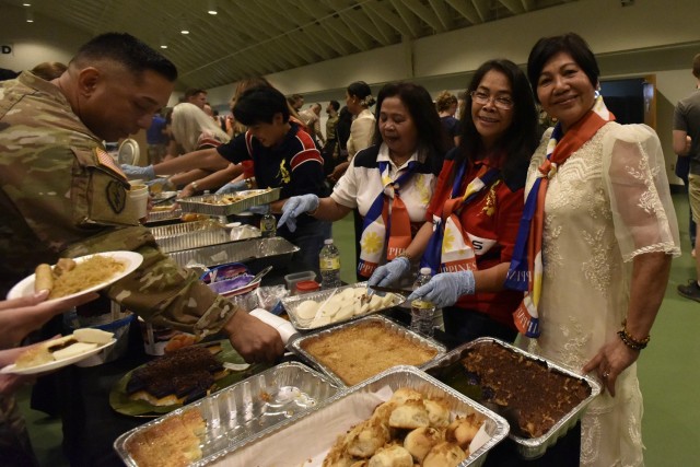 One of the most popular tables at the Know Your World event Friday at Nutter Field House seemed to be The Philippines. 