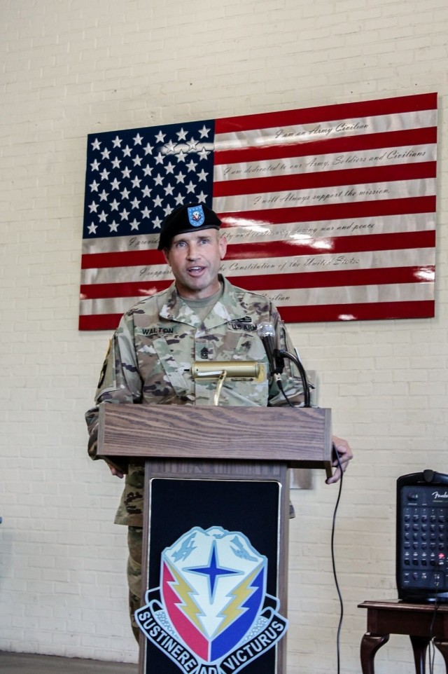 404th AFSB welcomes new command sergeant major