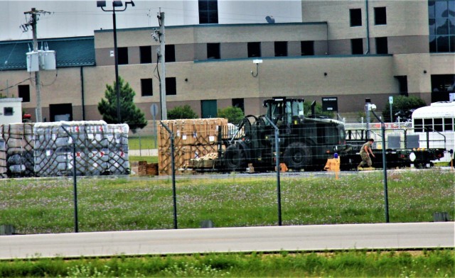 Air Force aerial port operations for Exercise Patriot Warrior 2022 at Fort McCoy