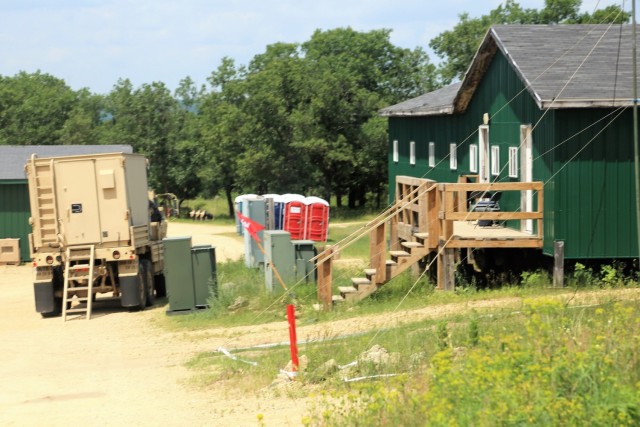 Troop project work at Fort McCoy&#39;s Tactical Training Base Courage