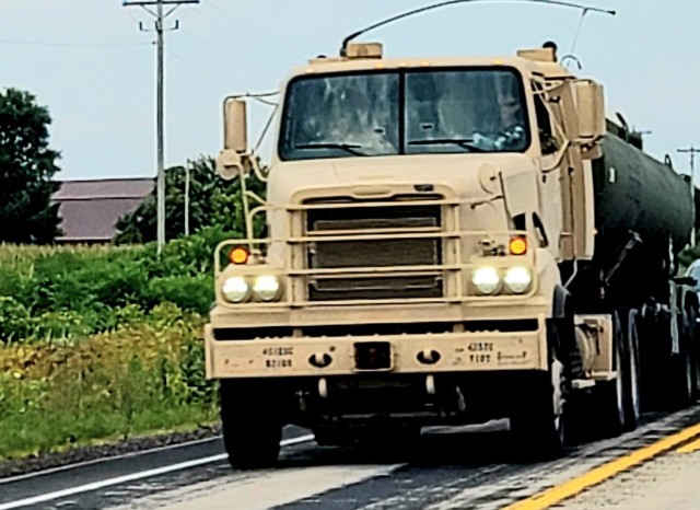 August 2022 convoy to Fort McCoy