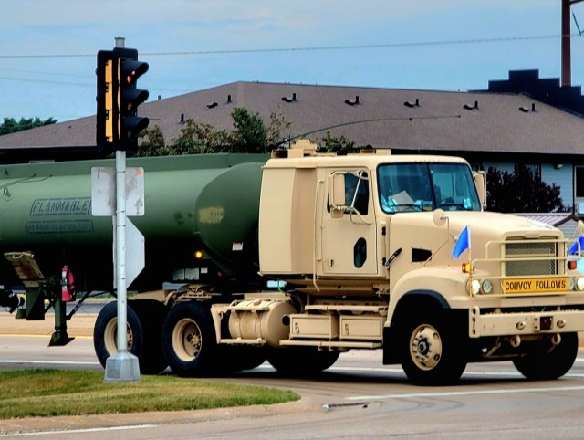 August 2022 convoy to Fort McCoy