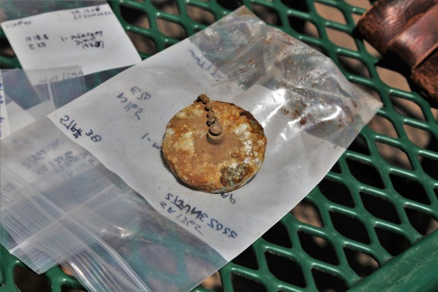 Fort McCoy ArtiFACTs: Old Camp McCoy metal detecting finds during 2022 archaeological survey