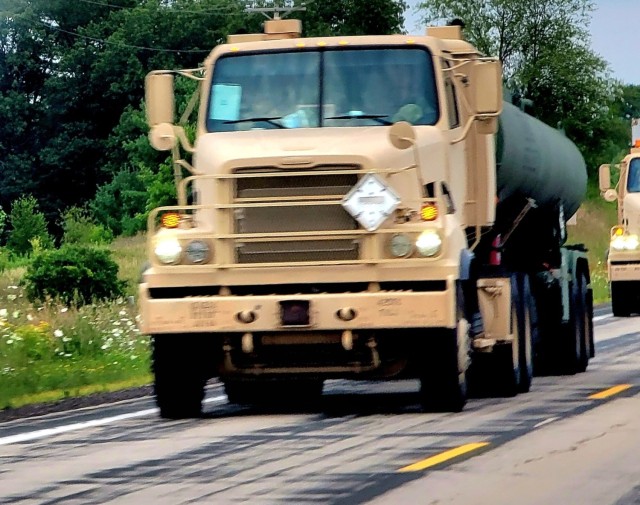 August 2022 convoy to Fort McCoy