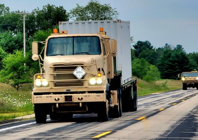 August 2022 convoy to Fort McCoy