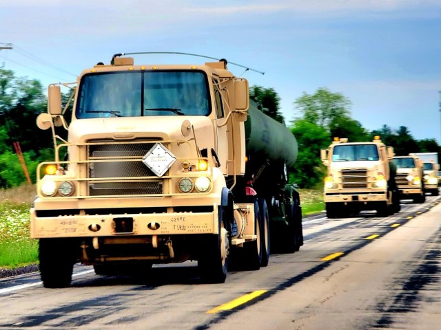 August 2022 convoy to Fort McCoy