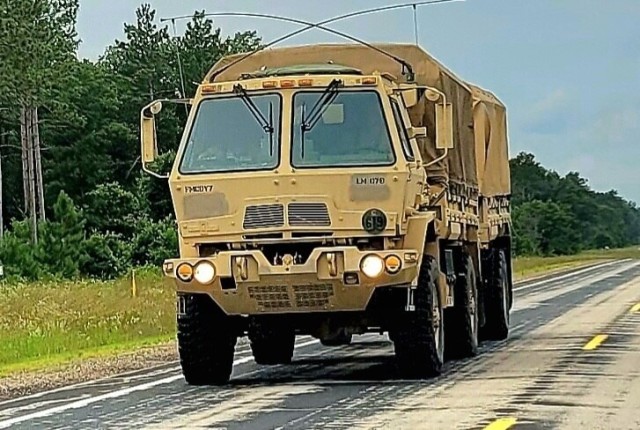 August 2022 convoy to Fort McCoy