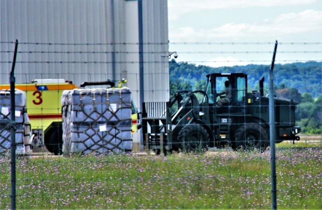 Air Force aerial port operations for Exercise Patriot Warrior 2022 at Fort McCoy