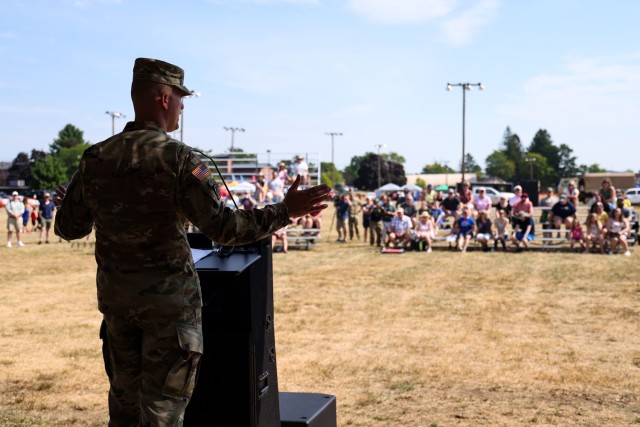 U.S. Army Garrison Commander welcomes the community, partners, and tenant units to Fort Devens Day.