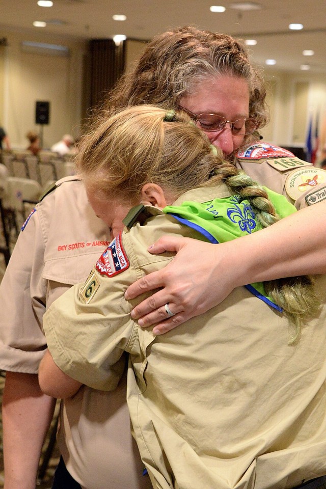 BSA Scoutmaster recognized at in-person community update